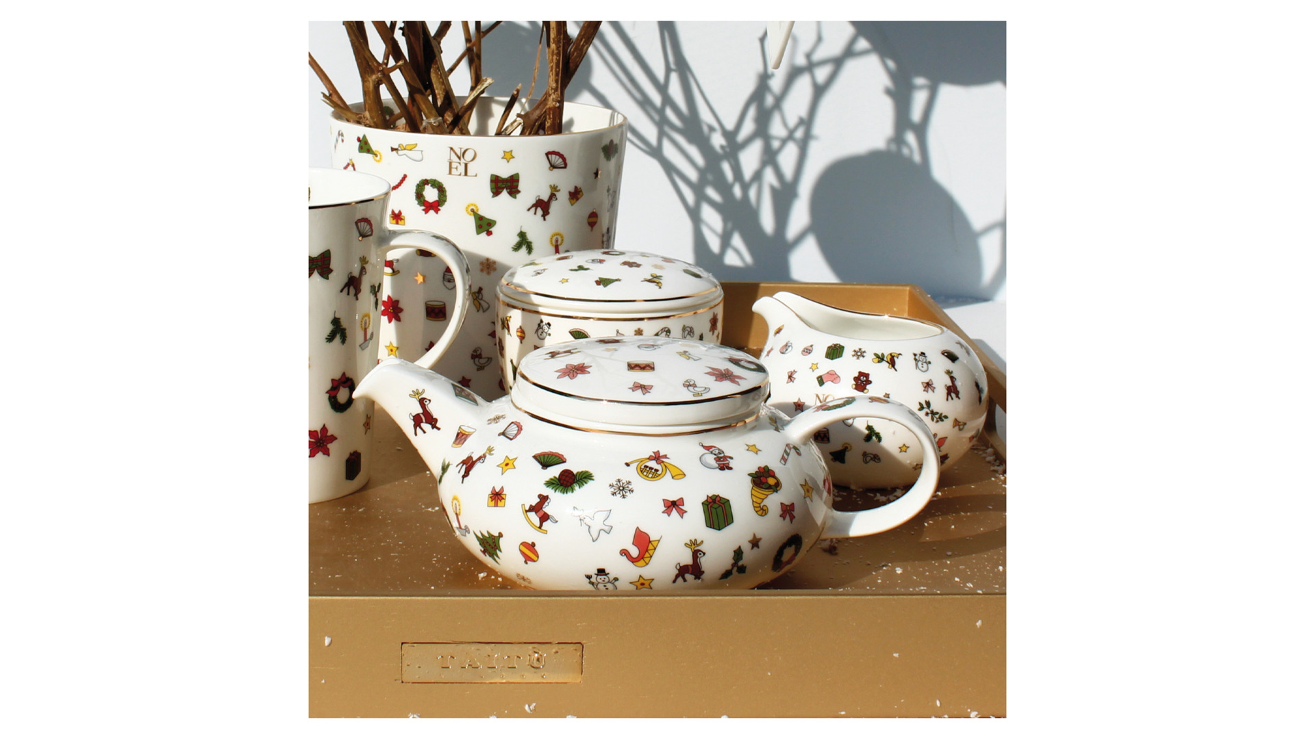 10668242 Чайник заварной Фарфоровый Taitu  - Вид №3