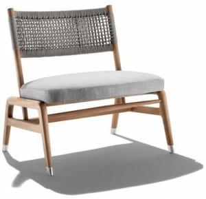 Flexform Кресло из ироко со встроенной подушкой Ortigia