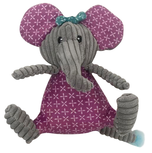 ПР0048507 Игрушка для собак Mix and Match Слон плюш с пищалкой 14 см CHOMPER 