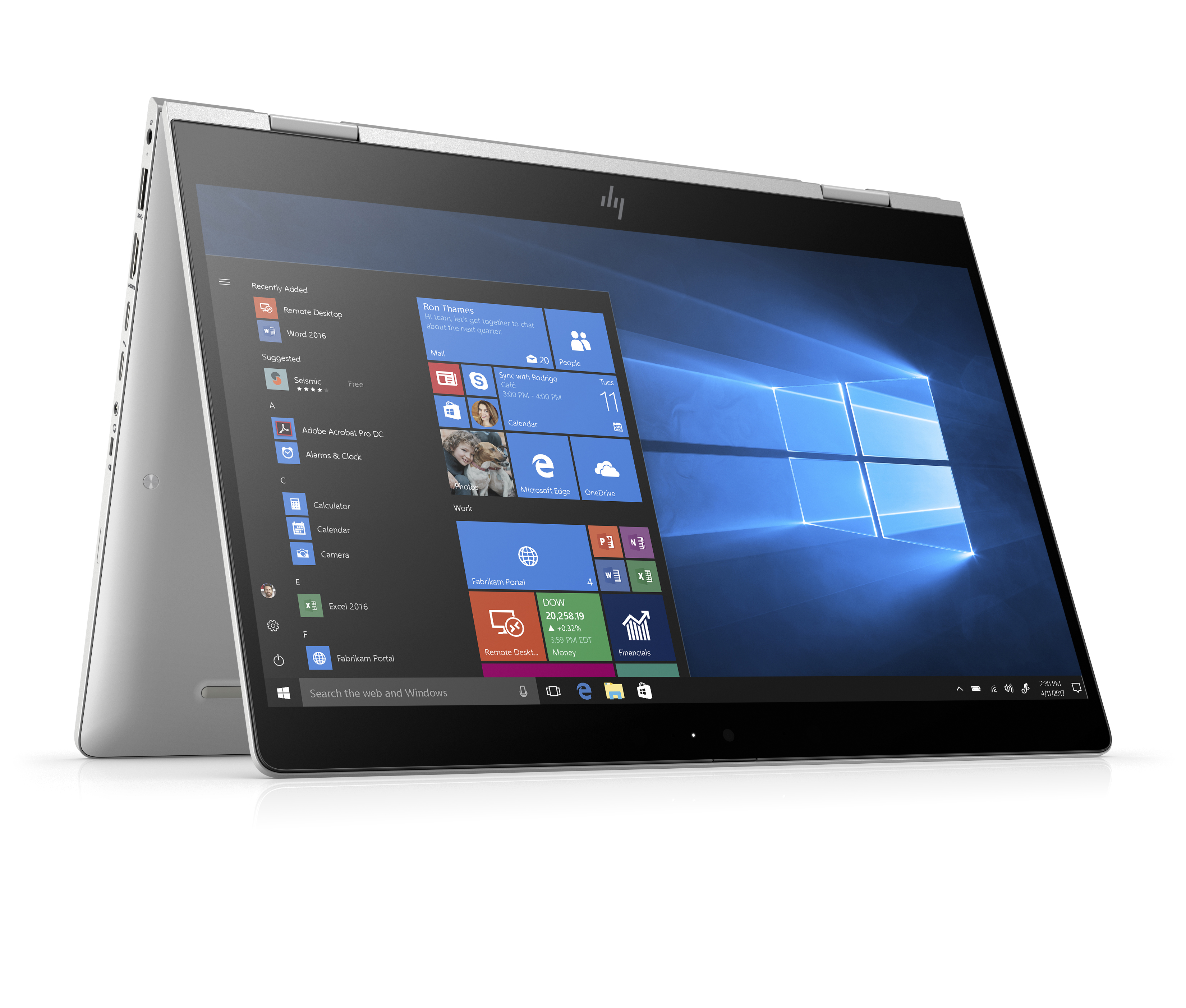 6XD34EA#ACB elitebook x360 830 g6 13.3"(1920x1080)/touch/intel core i5 8265u(1.6ghz)/16384mb/512ssdgb/nodvd/int:intel hd graphics 620/53whr/war 3y/1.35kg/silver/w10pro + 1000 nit sure view HP Santreyd  - Вид №5