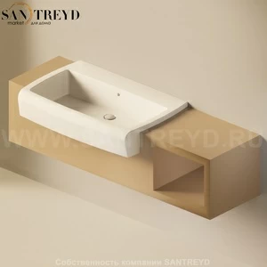 Flaminia UNA Консоль для раковины от 160 до 240 см с местом хранения коричневая UNA90V1.7503