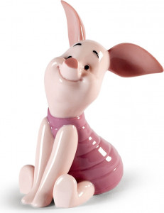 10669134 LLADRO Фигурка Lladro "Пятачок" 7x11см Фарфор