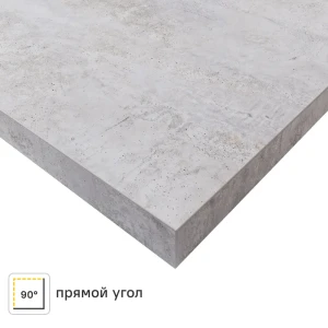 Столешница KONSENSA Бетон светлый 60x120x3.8 см ДСП цвет серый