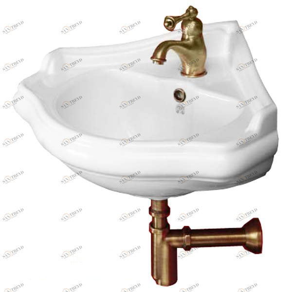 ML.BLL-25.058.Bi Подвесная раковина настенная прямоугольная Migliore  белая 