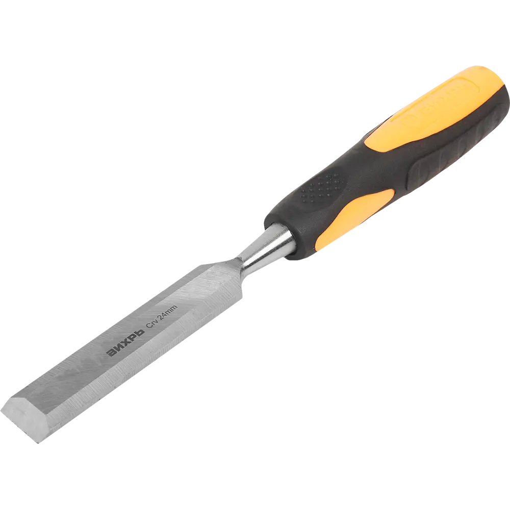 Стамеска-долото Вихрь 24 мм, усиленная двухкомпонентная ручка STLM-2043827