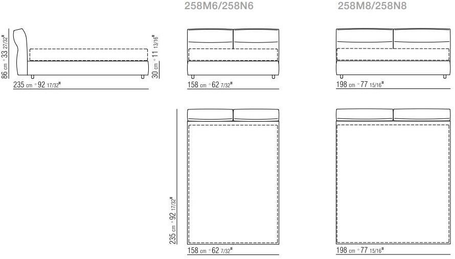Flexform Контейнер с двойной обивкой из ткани Newbridge sun-id-1420270 - Вид №5