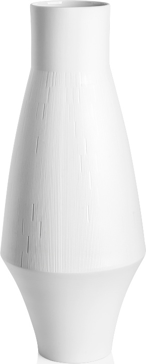 10607386 Haviland Ваза 46см "Инфини" (белая) п/к Фарфор 