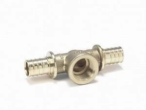 REHAU Тройник с внутренней резьбой 32-ВР 1"-32 RAUTITAN MX латунь