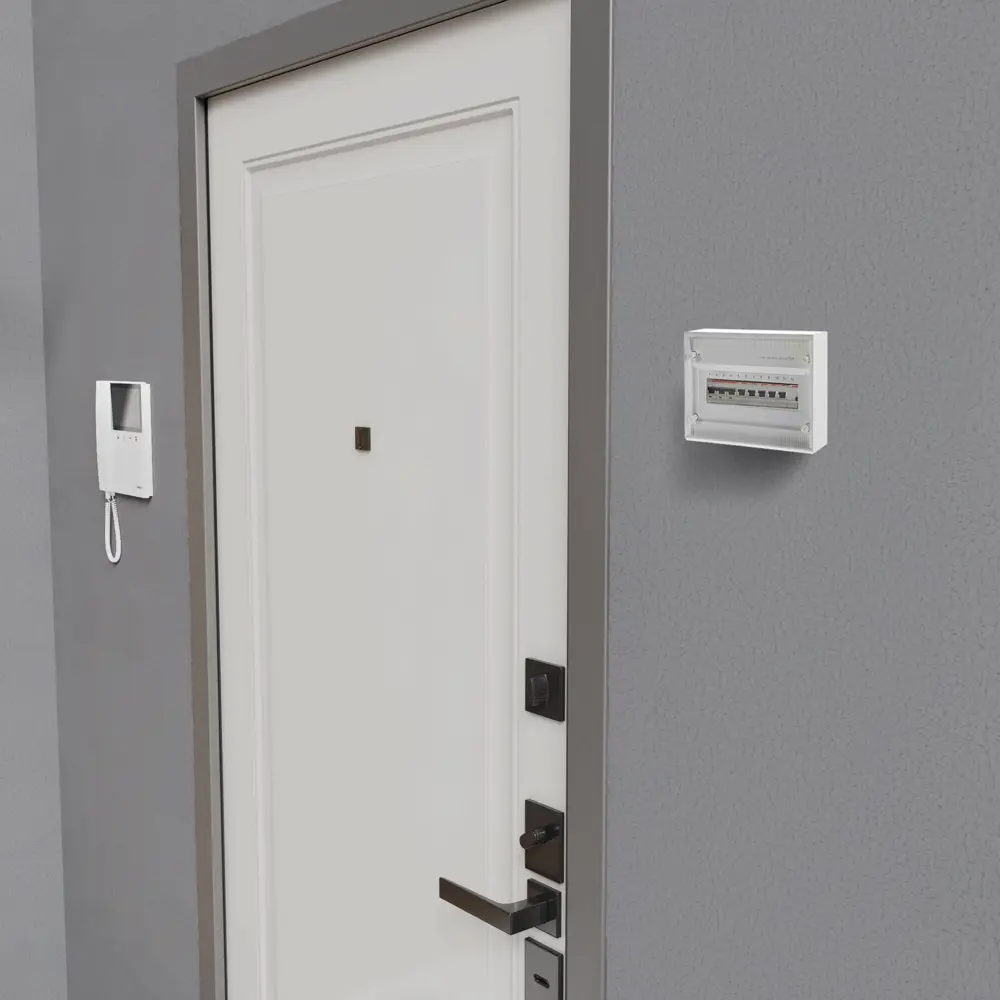 Щит распределительный навесной Hager Volta VA12CN 12 модулей IP30 пластик STLM-2133400 - Вид №2