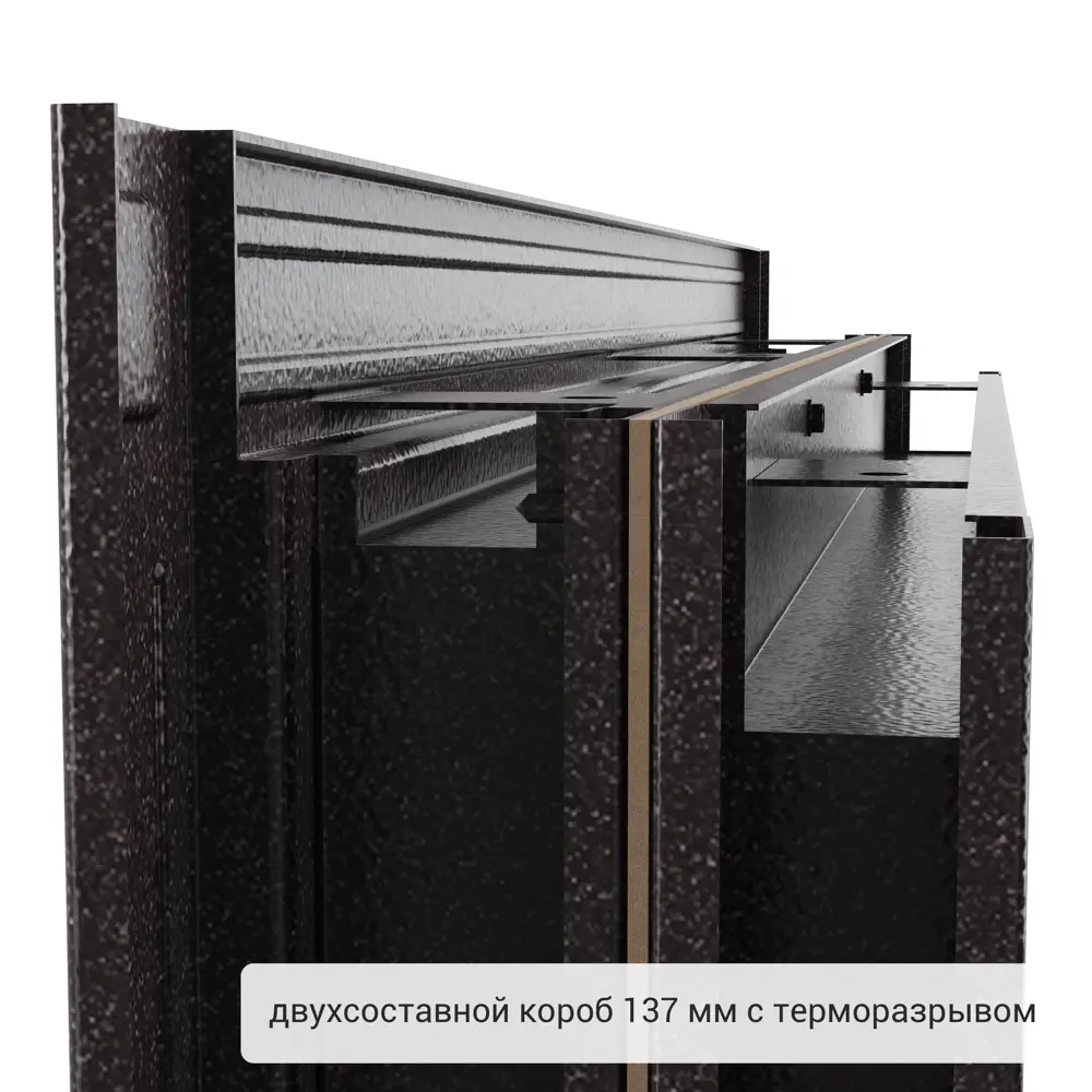 Дверь входная металлическая Термо, 880 мм, правая, цвет фрам орех TOREX STLM-2037201 - Вид №8