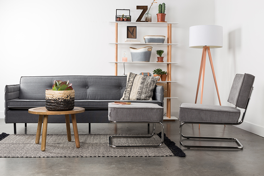 Лампа напольная Tripod Copper, белая Zuiver 5100054 - Вид №2