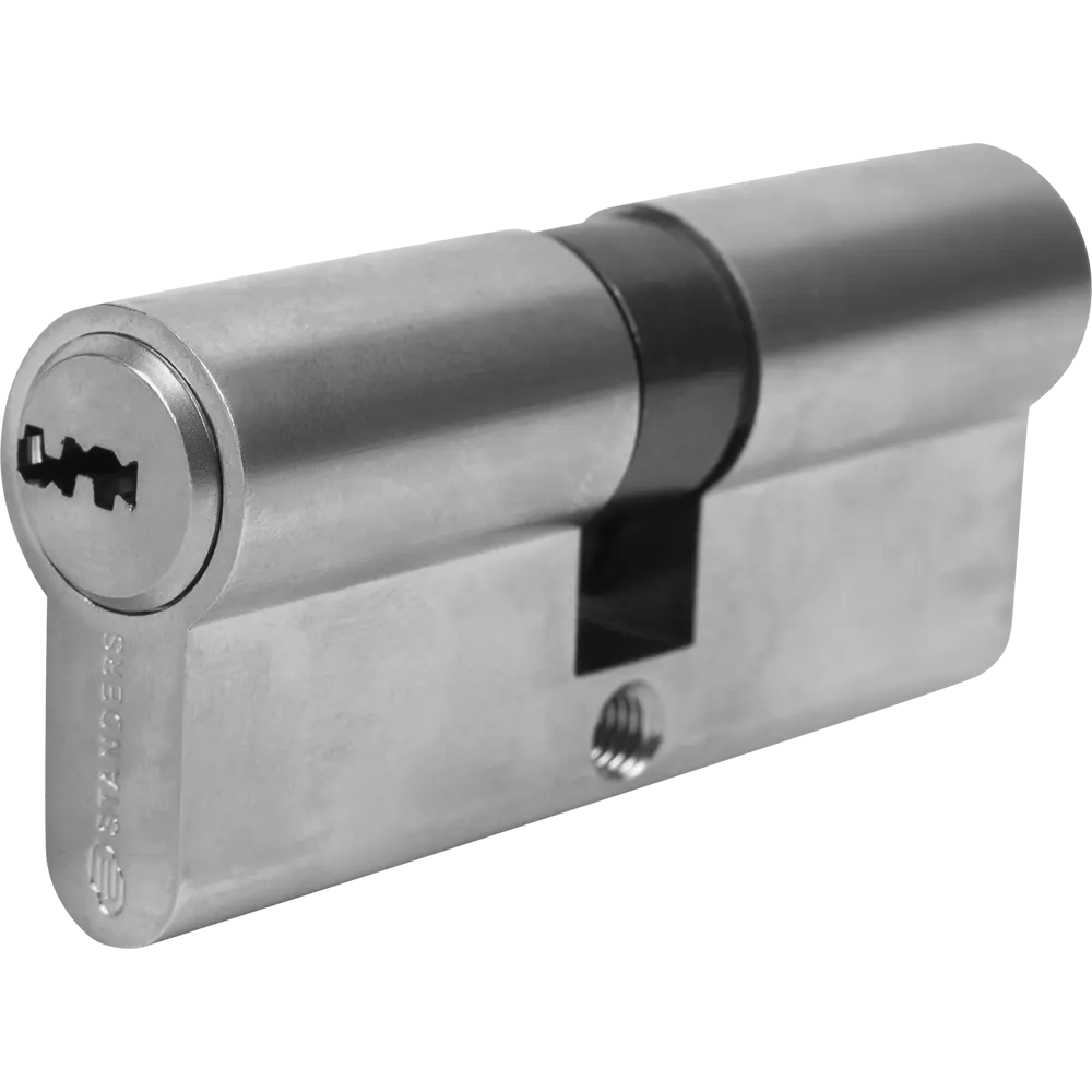 Цилиндр Standers TTBL1-3535NS, 35x35 мм, ключ/ключ, цвет никель STLM-2092061