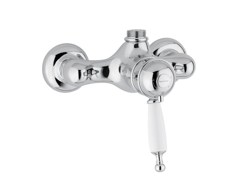 Хром латунь термостатический смеситель для душа Bugnatese Оксфорд ARCH-00043394