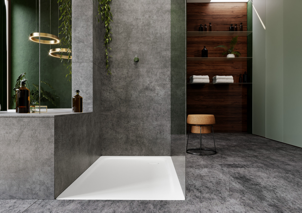 Душевой поддон KALDEWEI Сталь эмалированная 431-1 282 холодный серый 90 431-1282 - Вид №9