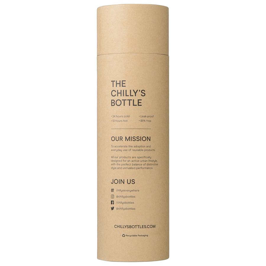 B500BLPNK Термос blush edition, 500 мл, нежно-розовый Chilly's Bottles  - Вид №3