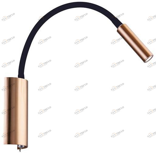 Terzo Light Настенный светодиодный светильник из стали с гибким кронштейном  V4218100, v4218101 