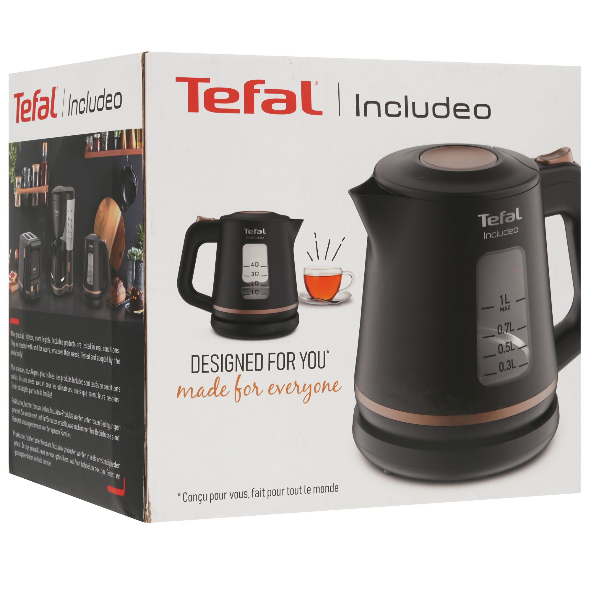 5477905 Электрочайник Tefal Includeo KI533811 черный STDN-0005512 - Вид №5