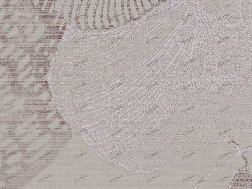 KOHRO Моющаяся хлопковая ткань A gong on the river K0064737 