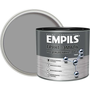 Грунт-эмаль по ржавчине 3в1 Empils PL гладкая цвет серый 2.7 кг