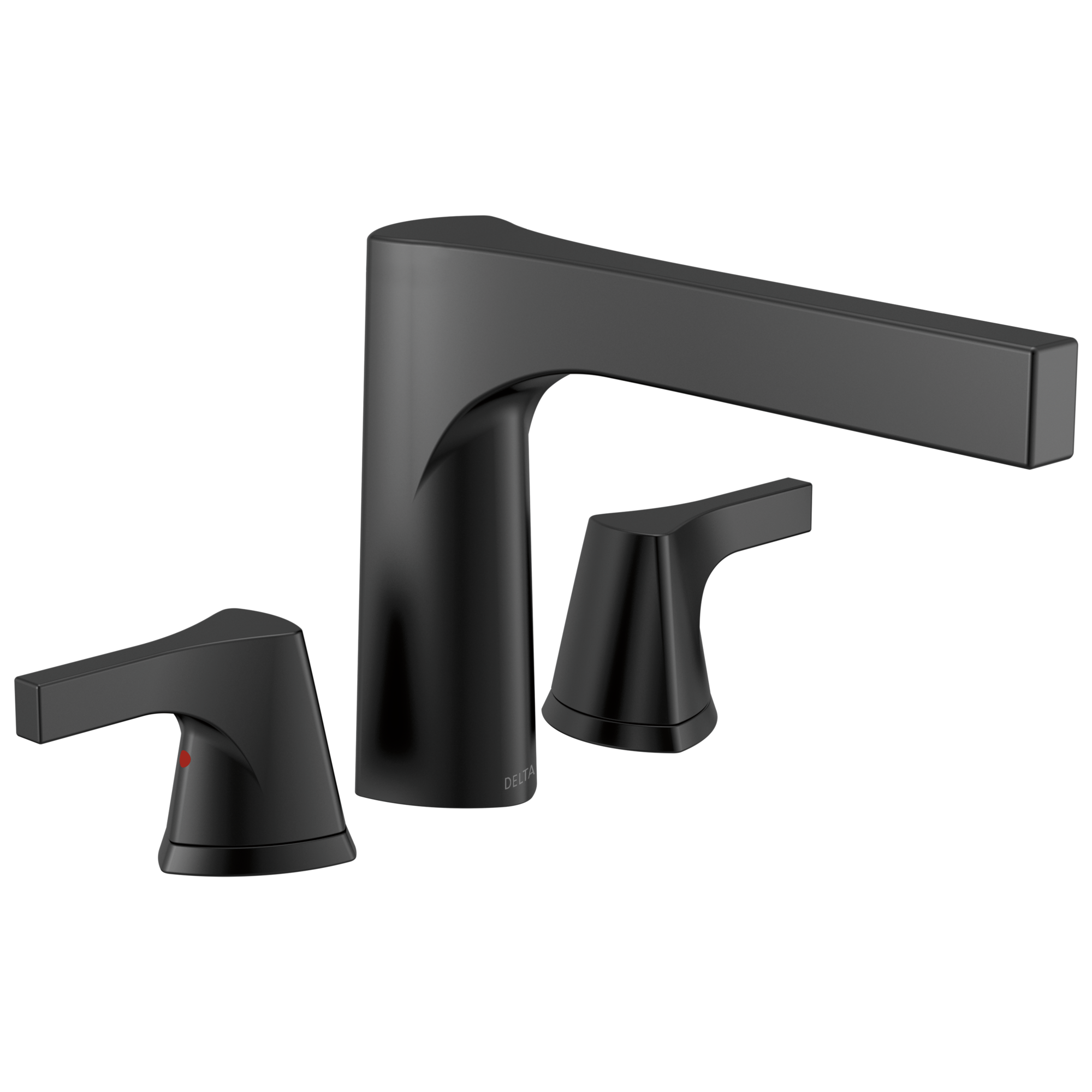 T2774-BL Римская ванна с 3 отверстиями Delta Faucet Zura Матовый черный 