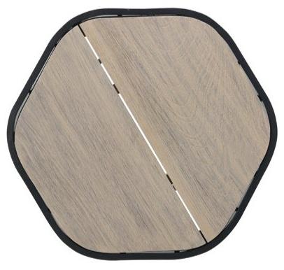 Ethimo Круглый садовый столик из тика Swing Swtb05 - Вид №1