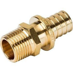 Переходник НР 20x1/2" аксиальный для труб из сшитого полиэтилена STOUT