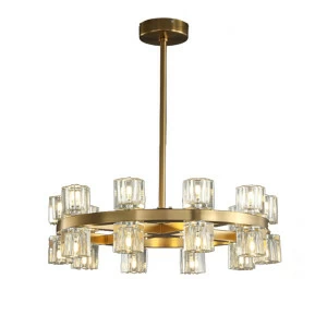 Люстра стеклянная 24х61 см золотая Arcachon Gold 10081P/D610 DELIGHT COLLECTION ДИЗАЙНЕРСКИЕ 00-3883164 Золото;прозрачный