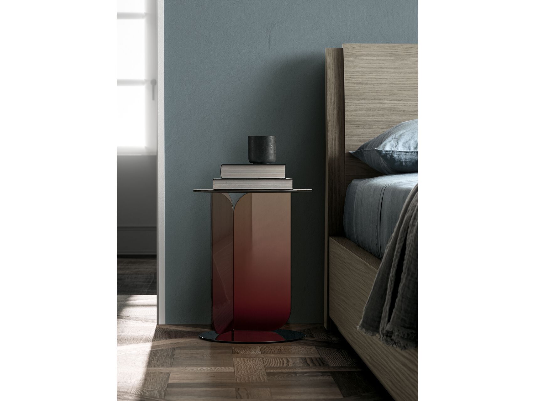 Круглый стеклянный журнальный столик Santalucia Mobili Homy ARCH-00022630 - Вид №2