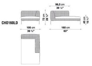 B&B Italia Outdoor Диван полипропиленовый Charles outdoor sun-id-1357109 - Вид №5