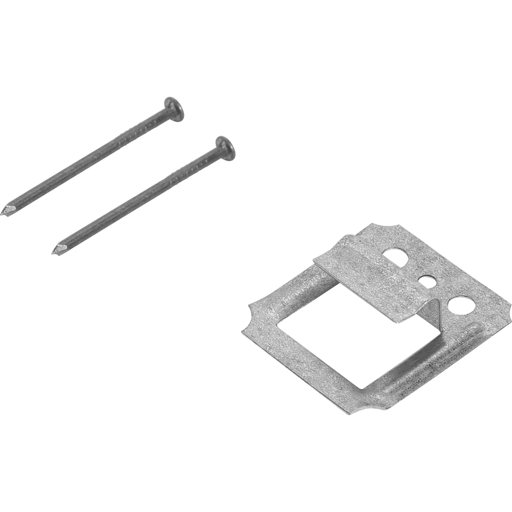 Кляймеры оцинкованные №6 (с гвоздями), 100 шт КРЕПКО-НАКРЕПКО STLM-2148368