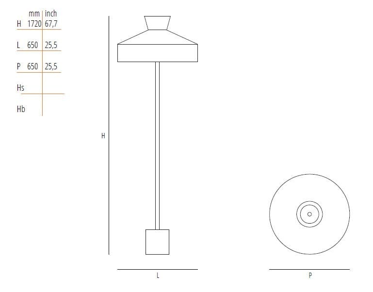Торшер Wiener GTV Design Wagasa ARCH-00120391 - Вид №4