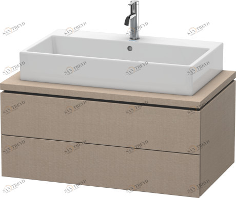 LC581807575 Тумбочка для консоли L-Cube #LC5818 920 x 547 мм Лен, декор Duravit