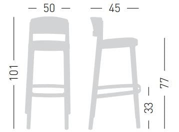 Штабелируемый стул из инженерного пластика GABER Abuela ARCH-00060393 - Вид №13