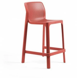 Nardi Штабелируемый табурет из стекловолокна со спинкой Net