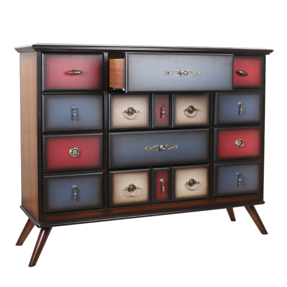 11535 Комод Пандора 2 Орех Mix Bright BOGACHO 4627139505730 - Вид №4