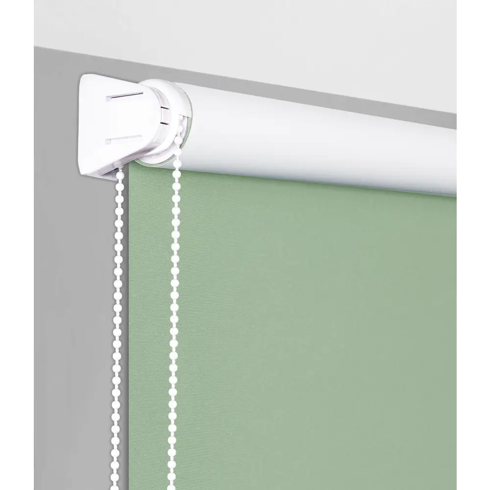 Штора рулонная блэкаут Midnight 50x175 см зеленая GARDEN STLM-2180172 - Вид №1