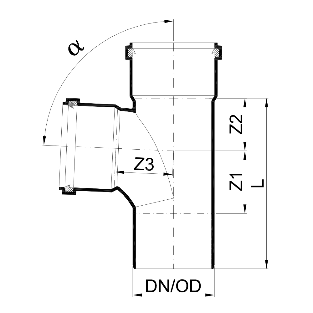 02827 Крестовины Tece  - Вид №1