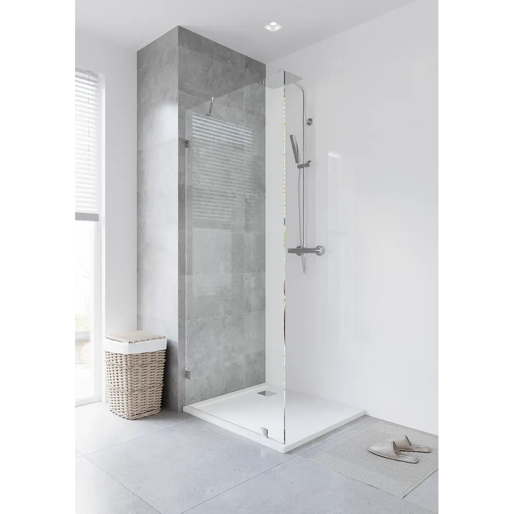 Santreyd Душевая перегородка Классика 80x195 см с прозрачным стеклом 18251932 STLM-0010104 - Вид №8