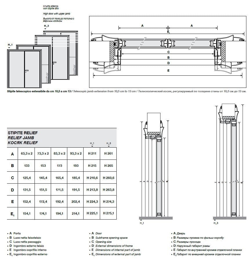 Распашная дверь из закаленного стекла Longhi Aluminiun Chic-Doors ARCH-00142904 - Вид №13