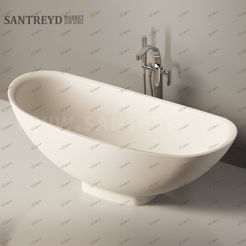 Ванна свободностоящая IOS молочная Ceramica Flaminia IO e SI IO70SM9003