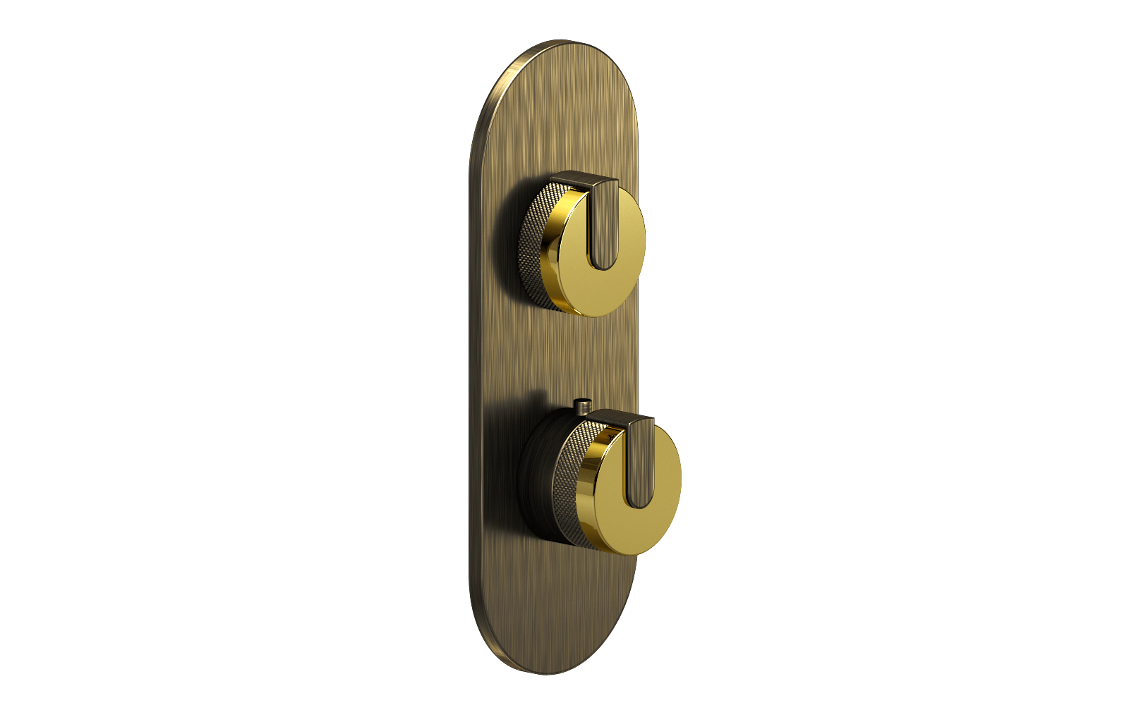 E-8026-R1PBE0-L1VBB-VBB-T Планка M-Series с 2 ручками - Внешняя часть GRAFF MOD+