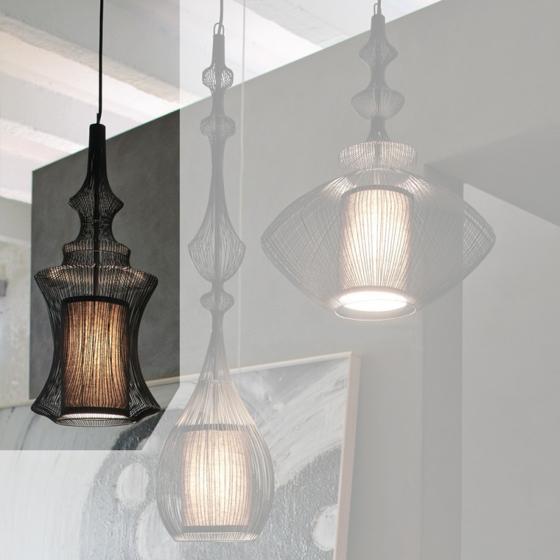 P209X128 Файловые лампы Adriani e Rossi Черный 