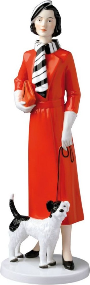 10635617 Goebel Скульптуpа "Сеньоpа Сант'Анжело" Фарфор 