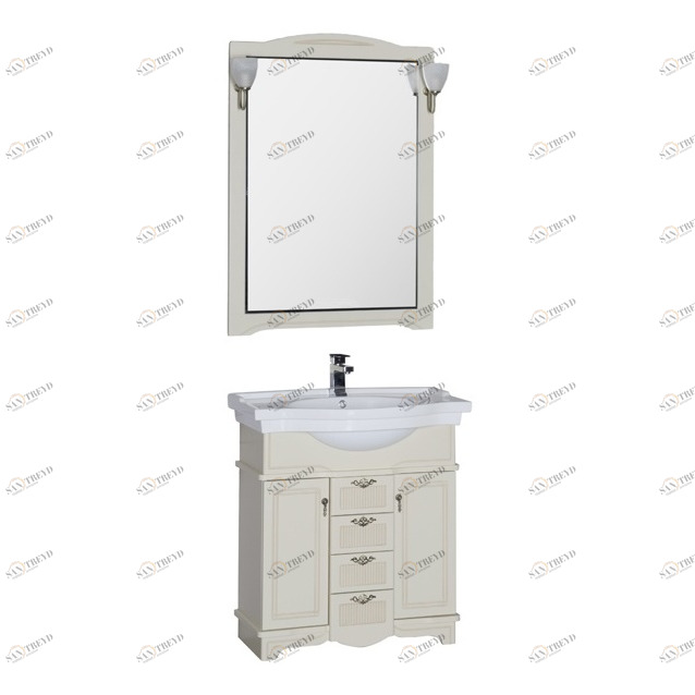 Комплект мебели Aquanet Луис 80 бежевый 00173187