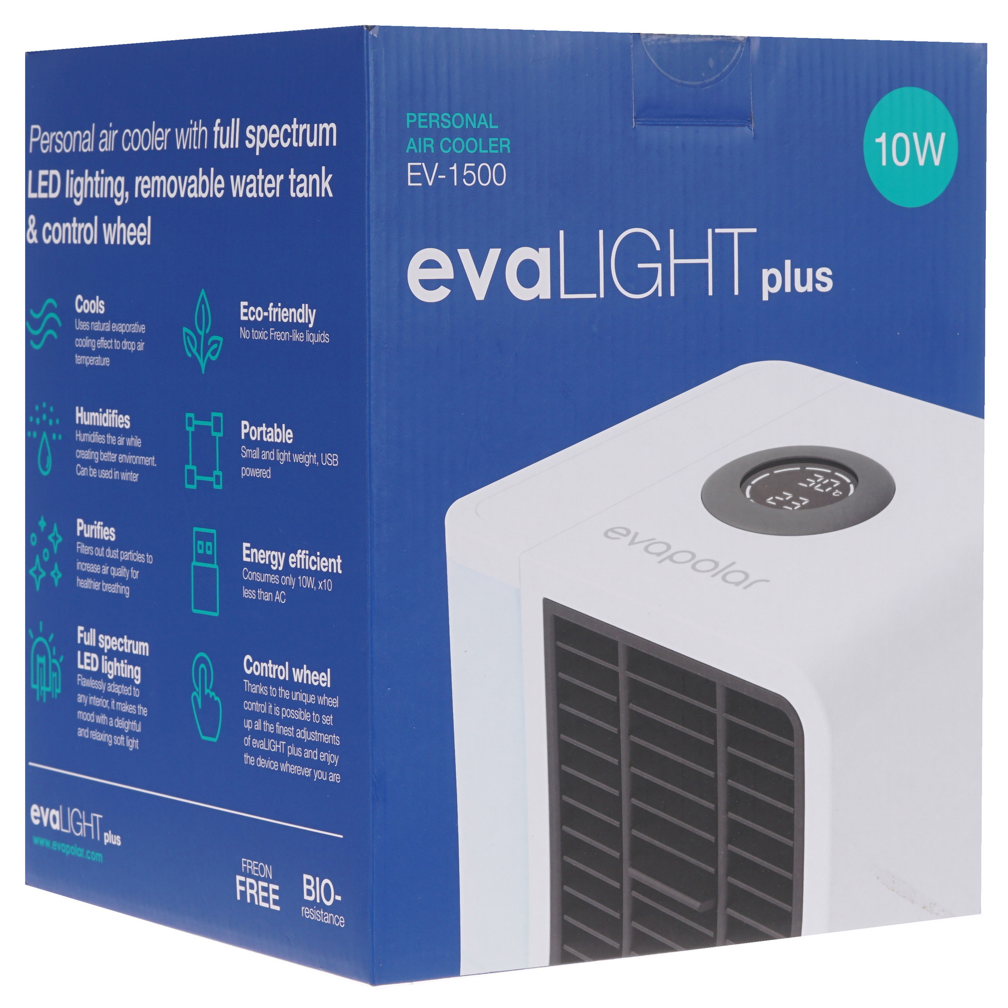 9961155 Охладитель воздуха Evapolar evaLIGHTplus EV-1500 белый STDN-0052471 - Вид №6