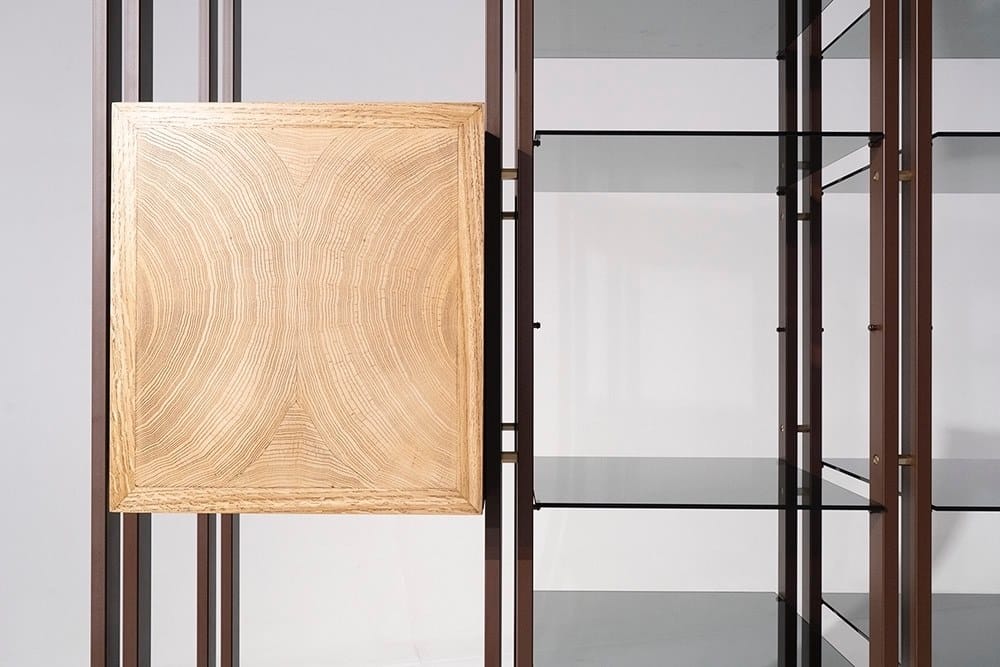 Книжный шкаф из шпона и железа Mantellassi 1926 Tury ARCH-00127110 - Вид №4