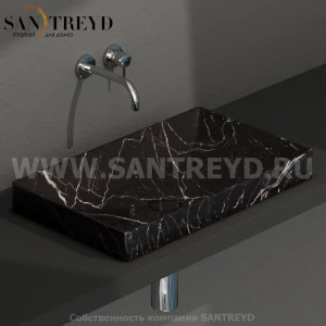 B6R61PN Встроенная раковина под столешницу прямоугольная Ceramica Globo T-EDGE