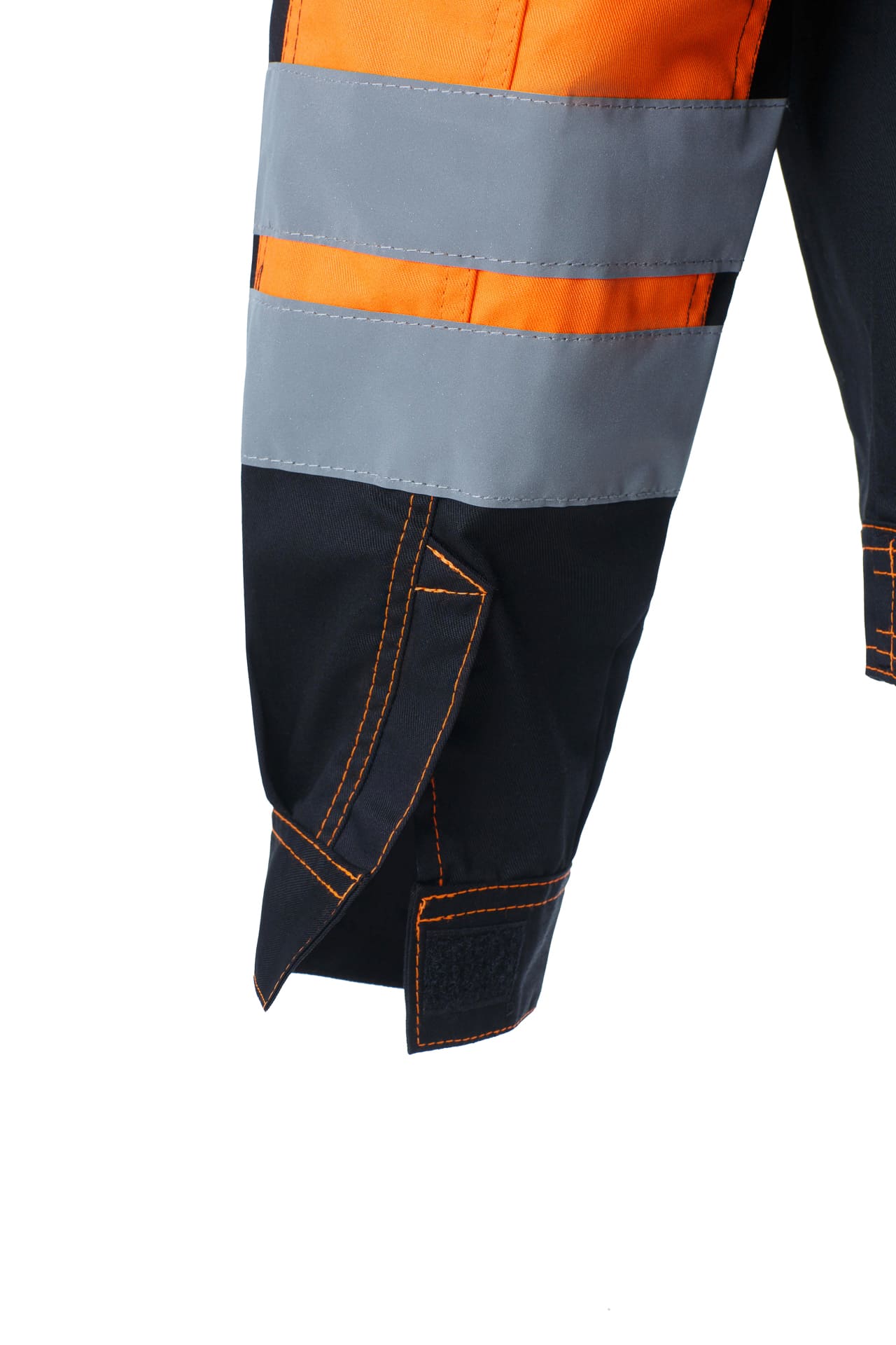 61843 Костюм "Профессионал-2" с СВП черно-оранжевый  Летняя спецодежда  размер 52-54/170-176  - Вид №9