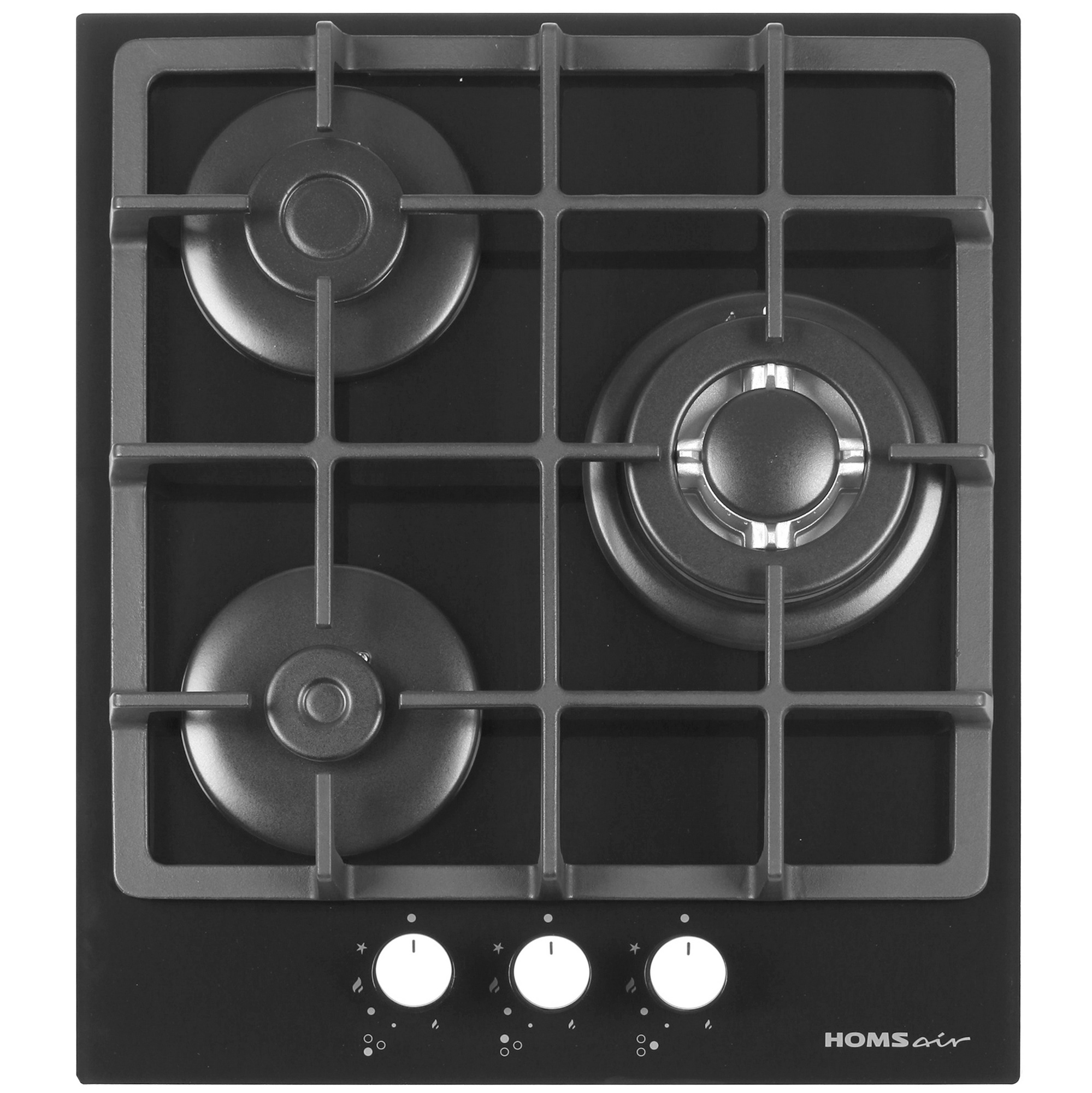 8160049 Газовая варочная поверхность HOMSair HGG433TGCBK STDN-0092348