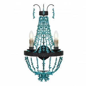 Бра настенное голубое iLamp Perla Loft Loft 6224BW ILAMP СВЕЧА 00-3949167 Голубой